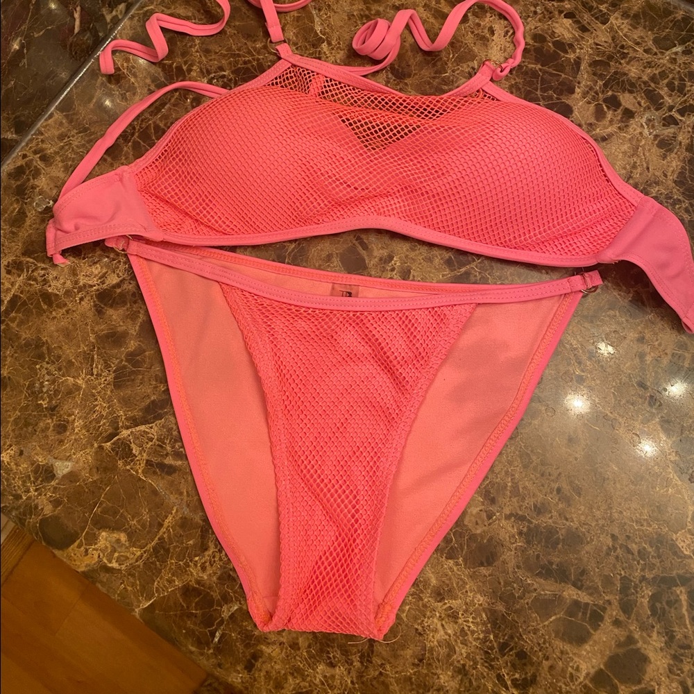 Pink bikini